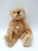 Steiff Original 'New Mr Cinnamon' 038846 teddy bear with cinnamon mohair, growler, button to ear,