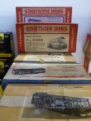 Approximately 20 white metal kit built model buses