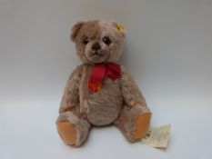 Steiff Original 'Brummbar' 011559 teddy bear, with grey/blonde mohair, growler,