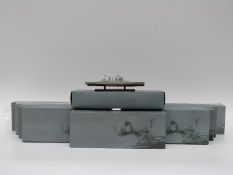 Ten Atlas Editions diecast model ships,