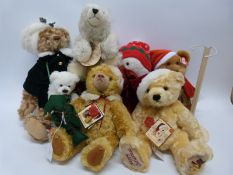 A collection of Hermann Original and other teddy bears,