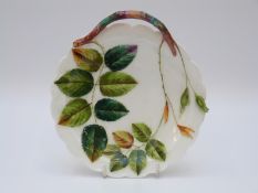 Worcester Blind Earl plate with branch handle, 18.