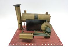 Bowman Models M135 live steam stationary steam engine with oscillating cylinder,