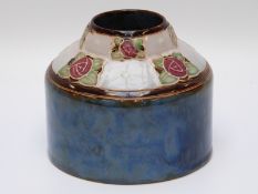 Royal Doulton Art Nouveau vase decorated with roses