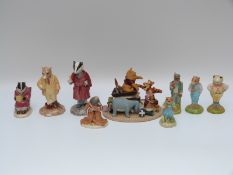Eight Royal Albert and Beswick Wind In The Willows figures