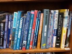 Approximately 40 aviation books, mainly post WWII,