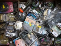 A collection of lead core leaders, rig tubes,