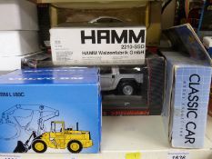 Seven Maisto, Tonka, Motor Max, Hammond & Volvo diecast model vehicles,