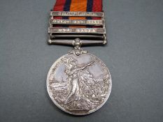 A Queen Victoria South Africa medal awarded to 6085 PTE R.