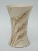 William Moorcroft vase in Waving Corn pattern c.