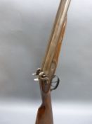 Pietta Navy Arms Co style 12 bore muzzle loading hammer action shotgun with engraved locks and