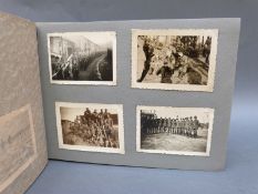 Nazi German Reich Labour Service (RAD) photo album comprising 68 photos including messages dated