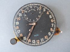 Le Coultre Ltd aircraft cockpit clock, marked 6A839,
