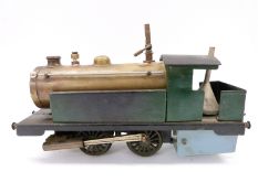 Bowman Models '0' gauge live steam locomotive model 265 with oscillating cylinders and large