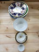 A 18th/19thC porcelain including Spode, Newhall,