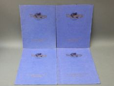 Four 1926 Triumph Fifteen vintage car brochures