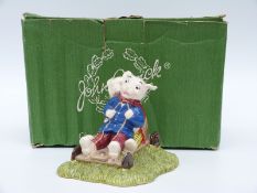 Beswick limited edition Rupert Bear (1010/1920) Podgy Pig (1010/1920) with boxes and certificate