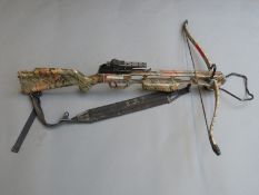 Anglo Arms Jaguar 175lb crossbow in original box with arrows and accessories