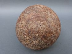 A civil war era cannonball,