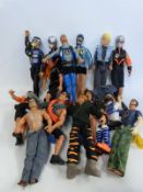 Twenty-four Action Man figures in various outfits,