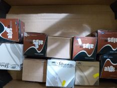 Ten boxed fly fishing reels by Lineaeffe