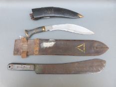 WWII machete named S J Kitchin Ltd,
