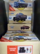 Nine Corgi Classics Road Transport diecast model commercial vehicles, all in original boxes.