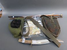 A hallmarked silver-topped Artillery swagger stick engraved Lt Col J W Stuart (B'ham 1895),