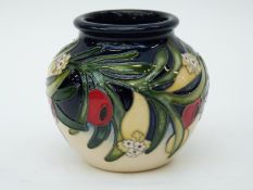 Moorcroft limited edition vase in Ankerwyke Yew pattern by Emma Bossons (7.