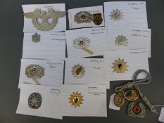 A collection of German and East German Police badges,