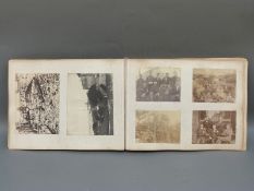 A Victorian naval photograph album, possibly following one man's progression,