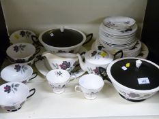 Royal Albert dinner ware in Masquerade and Queen's Messenger patterns