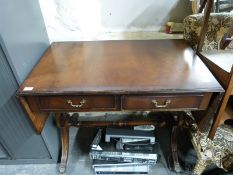 A sofa table with two drawers (H72 x W94 x D54cm)