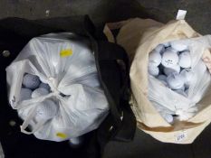 Approximately 300 mixed golf balls