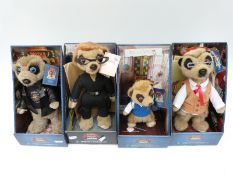 A full set of 11 promotional meerkats including four special edition examples