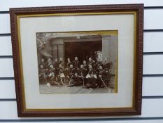 Three Punjab Irregular Frontier Force large format group photographs including one of Generals