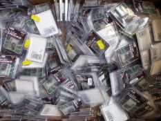 A large collection of packets of carp hooks,