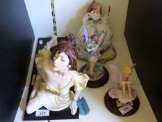 A large Santini figurine of a dancer,