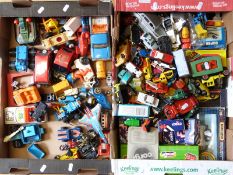 A large collection of Matchbox, Corgi and other diecast model vehicles,