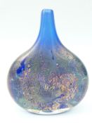 Isle of Wight iridescent glass vase, circa 1970s,