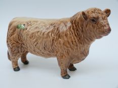 A Beswick Galloway Bull 