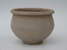 A Roman greyware pot