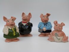 Four Natwest pigs