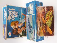 Battery operated Hawker Siddeley Harrier GR MKI together with a Masters of the Universe Wind Raider