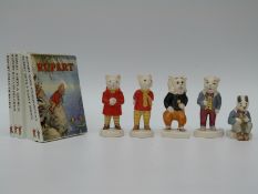 Beswick Rupert and Friends; Rupert (x2), Algy Pug,