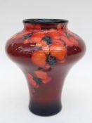 Moorcroft vase in Moth Orchid pattern by Anji Davenport,