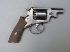 English five shot double action revolver retailed by Gilks,