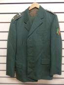 A German police officer's uniform comprising tunic and trousers