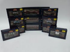Eleven Bachmann 00 gauge carriages and wagons,