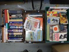 A collection of Second World War related books to include The Trial of the Fox, The Rommel Papers,